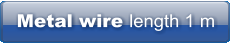 Metal wire length 1 m